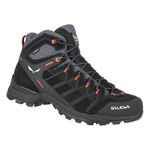 SALEWA Ms Alp Mate Mid Ptx, Black Out/Fluo Orange, 8, MALE