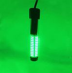 Samdo 12V LED Green Underwater Fishing Light Lamp 1080 Lumens Fishing Boat Night Light (Green)