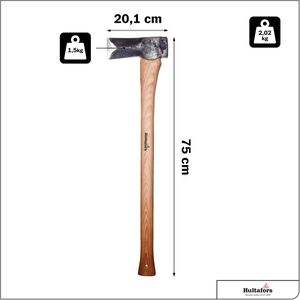 Hultafors Hand-Forged Splitting Axe – 705mm Wood Handle