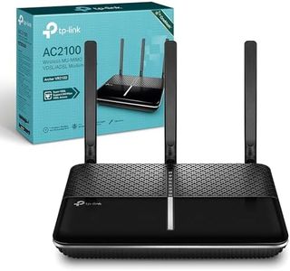 TP-Link AC2100 Wireless MU-MIMO VDSL/ADSL Modem Router, Dual-Band, Wi-Fi Speed Up to 2.1 Gbps, OneMeshTM, Versatile Connectivity, 4 x Gigabit Ports +1x 3.0 USB Port, Easy Setup (Archer VR2100) (UK Version)