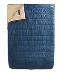 THE NORTH FACE Wawona Bed Double 20F / -7C Insulated Camping Sleeping Bag for Two People, Shady Blue-NPF, Long