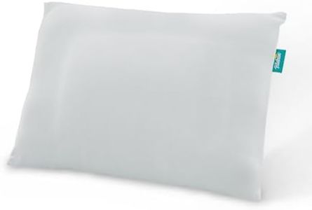 Small Toddler Pillow with Pillowcase (13 x 18), Toddler Pillows for Sleeping, Machine Washable Soft Travel Pillow, Toddler Use Only, Age 2 to 5 (Gray)