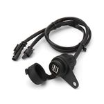 Motorcycle USB Charger Adapter Cable Dual USB Port Phone Charger GPS Charger Power Supply Socket for BMW R1200GS R1250GS ADV R1250RT R1200RT R nineT K1600GT K1600GTL F900R F850GS F750 F650GS S1000XR