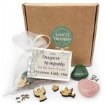 Loss of Baby - Gemstone Gift Bag of Sympathy – A unique keepsake to express condolences for a friend going through miscarriage, bereavement, stillborn