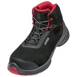 Uvex Men Stiefel SRC Original G2 6839243 ESD Safety Boots S3 Shoe Size (EU): 43 Red/Black, 1 Pair Durable and Robust, 9.5 UK