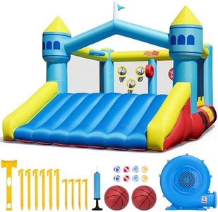 Sibefiy Bounce House, 6-in-1 Play Mode Inflatable Bounce House for Kids