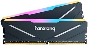 fanxiang RGB DDR4 RAM 32GB (2x16GB) 3600MHz CL18 V1.35,Desktop Gaming Memory, Intel XMP 2.0 & AMD Compatible - Black