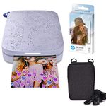 HP Sprocket Portable 2x3 Instant Photo Printer (Lilac) Zink Paper Bundle