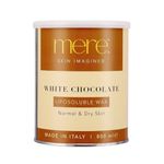 MERE SKIN IMAGINED White Chocolate Liposoluble Wax | Ideal for Sensitive Skin | Wax for For Face, Arms, Leg, Underarms and Full Body | 800 ML