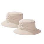 Marky G Apparel Crusher Bucket Cap (2 Pack), Stone, OS