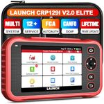 Launch CRP129I V2.0 OBD2 Scanner Diagnostic Tool, 2026 New Code Reader for Cars and Trucks, ABS SRS Transmission Engine Code Reader, 12 Reset, Oil/EPB/SAS/TPMS/Injector Code, Lifetime Free Update