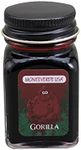 MONTEVERDE USA 30 ml Jungle Bottle Fountain Pen Ink (Gorilla) (G309GO) Red