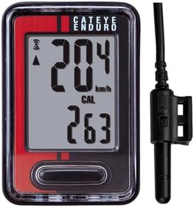CATEYE Enduro Wired Bike Computer – Speedometer & Odometer, Calorie Tracking, Auto Start/Stop, Heavy Duty Design for Off-Road, MTB, Gravel Bikes