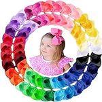 Oaoleer 30 Colors 4 Inch Hair Bows 