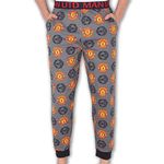 Manchester United FC Official Mens Lounge Pants Pyjama Bottoms Grey XXL