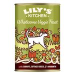 Lily's Kitchen Made with Natural Ingredients Wholesome Veggie Feast Adult Wet Dog Food 6 x 375g