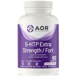 AOR 5-HTP Extra Strength 60 Capsules, Serotonin & Tryptophan Supplement with Griffonia Extract, Promotes Relaxation, Balanced Lifestyle & Restful Sleep, Vegan, Non-GMO, Dairy & Gluten-Free
