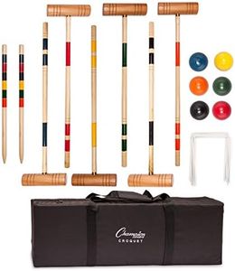 Champion Sports Deluxe Croquet Tournament Set Medium