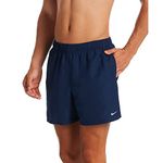 NIKE Men's 5 Volley Short Swimsuit, Midnight Navy Blue, M UK