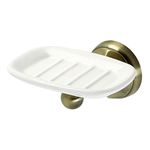 Kingston Brass BA4815AB Metropolitan Wall Mount Soap Dish Holder, Antique Brass