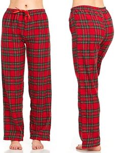DARESAY Flannel Pajama Pants for Women - Soft, Comfortable Plaid Lounge Pants with Adjustable Fit - Comfy Lounge Homewear