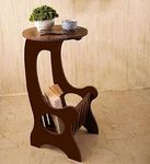 Brown Art Shoppee Coffee Table Side Table for Home | Engineered Wood End Table |Bedside Table Living Room Sofa Side Coffee Table for Home Storage for Living Room (Brown)