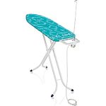 Leifheit Thermo Reflect Air Board M Compact Ironing Board Fixed iron rest with cable holder and socket holder Size: 120 x 38 cm