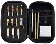 BOOSTEADY Universal Handgun Cleaning kit .357/.38/9mm.40.45 Caliber Pistol Cleaning Kit Brass Brush Jag and Cotton Mops by