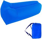 DPWELL Inflatable Lounger Couch Air Lounger with Storage Bag,Portable Lazy Sofa Laybag Hammock Inflatable Mattress Bed Pool Float for Swim Hiking Camping,Beach,Park,Picnics,Backyard