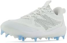 New Balance Men's FuelCell COMP V3 Baseball Shoe, White/White, 11 M