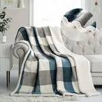 PU MEI Sherpa Fleece Throw Blanket 