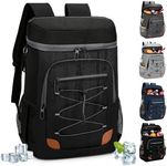 Backpack Cooler 36 Cans, Soft Cooler Backpack Insulated Leak Proof Beach Cooler Bag, Large Capacity Waterproof Coolers, Lunch Camping Travel Picnic Hiking Portable Cooler for Men Women