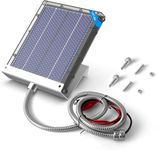 Solar Panel for Deer Feeder - 6V Solar Panel Waterproof Small Solar Battery Charger Maintainer with an Adjustable Bracket and Alligator Clip for 6 Volt Rechargeable Batteries (12V-New)