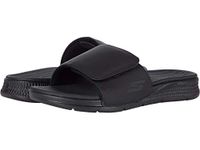 Skechers Men's Go Consistent-Performance Athletic Slide Sandal, Black, 8