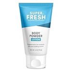 Super Fresh Body Powder Lotion by SweatBlock - Talc Free, Anti-Chafing, Deodorizing, Natural Ingredients - No Mess Body Powder Lotion for Men and Women - 4 fl oz.