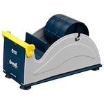 Excell EX-17/3IN JVCC EX-17 Steel Desk Top Tape Dispenser: 3" Wide, Blue/Grey + LuxProdX Sticker