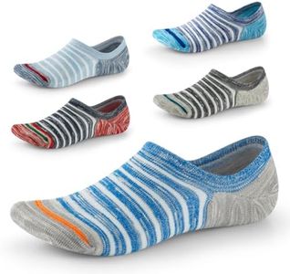 SEESILY No Show Socks for Men&Women-Low Cut with Non Slip Grip-Invisible Socks for Boat Shoes Oxfords Loafers Sneakers Leather Shoes UK Size7-11 5 Pairs (1)
