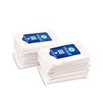 CPAP Mask Wipes by Snugell (12 Pack, 10 sheets/pack) - Perfect for Travel - For Cleaning CPAP Mask and Devices - Unscented 100% Soft Cotton - Skin Safe with Aloe Vera - Fast & Easy Opening Sachets