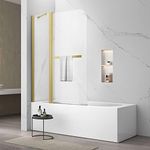 Sunrosa Pivot Tub Shower Door 43-3/