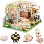 CUTEROOM Dollhouse Miniature with F