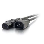 C2G 88504 3 Metre 16 AWG Computer Extension Cord (IEC320C13 to IEC320C14) 9 Foot Kettle Lead/Power Cable, black