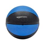 Amazon Basics Workout Fitness Exercise Weighted Medicine Ball - 10 Pounds, Blue/Black