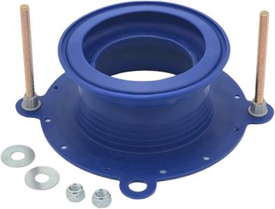 Toilet Wax Ring Replacement Kit | Replaces Wax Ring For Toilet, Toilet Lock Toilet Bolts W/Deep Toilet Seal As Toilet Flange Extender. Perfect Seal Self-Adjusts Better Than Wax Toilet Seal (Pack of1)