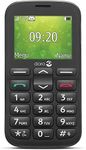 Doro 1380 Unlocked 2G Dual SIM Mobile Phone for Seniors with 2.4" Display, Camera and Assistance Button (Black) [UK and Irish Version] (Black)