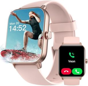 Smart Watch for Men Women (Answer/Make Calls) 1.8" Touch Screen Fitness Tracker for iPhone/Android IP68 Waterproof Alexa Heart Rate/Sleep/SpO2 Monitor 110+ Sports Modes Activity Tracker Watch (Pink)