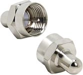 F Terminator, Coax Terminator Caps, 50-Pack, RFAdapter, 75 Ohm Terminator for Ports on Splitter, AMP, Coaxial Cable, TV Antenna, Wall Plates