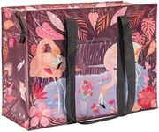 Blue Q Bags, Shoulder Tote, Flamingo