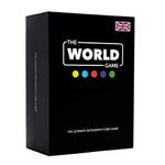 The World Game - Geography Card Game - Educational Board Game for Kids, Family & Adults - Learning Game for Teenage Boys & Girls