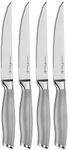 Zwilling J.A. Henckels 17501-004 International Modernist 4-pc Steak Knife Set Silver 4.5-Inch