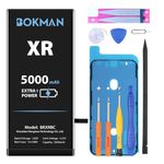 bokman for iPhone XR Battery Replacement, High Capacity 5000mAh Li-ion Polymer Battery with All Tool Kits